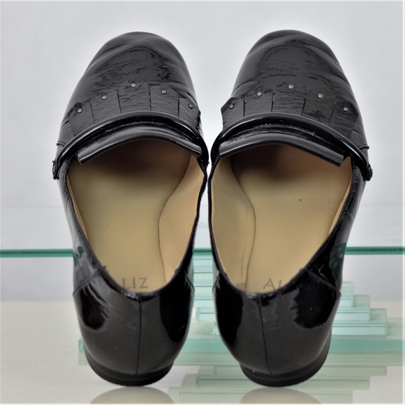 Naturalizer Ellis  6.5 Black Patent Leather Loafer - Picture 2 of 8